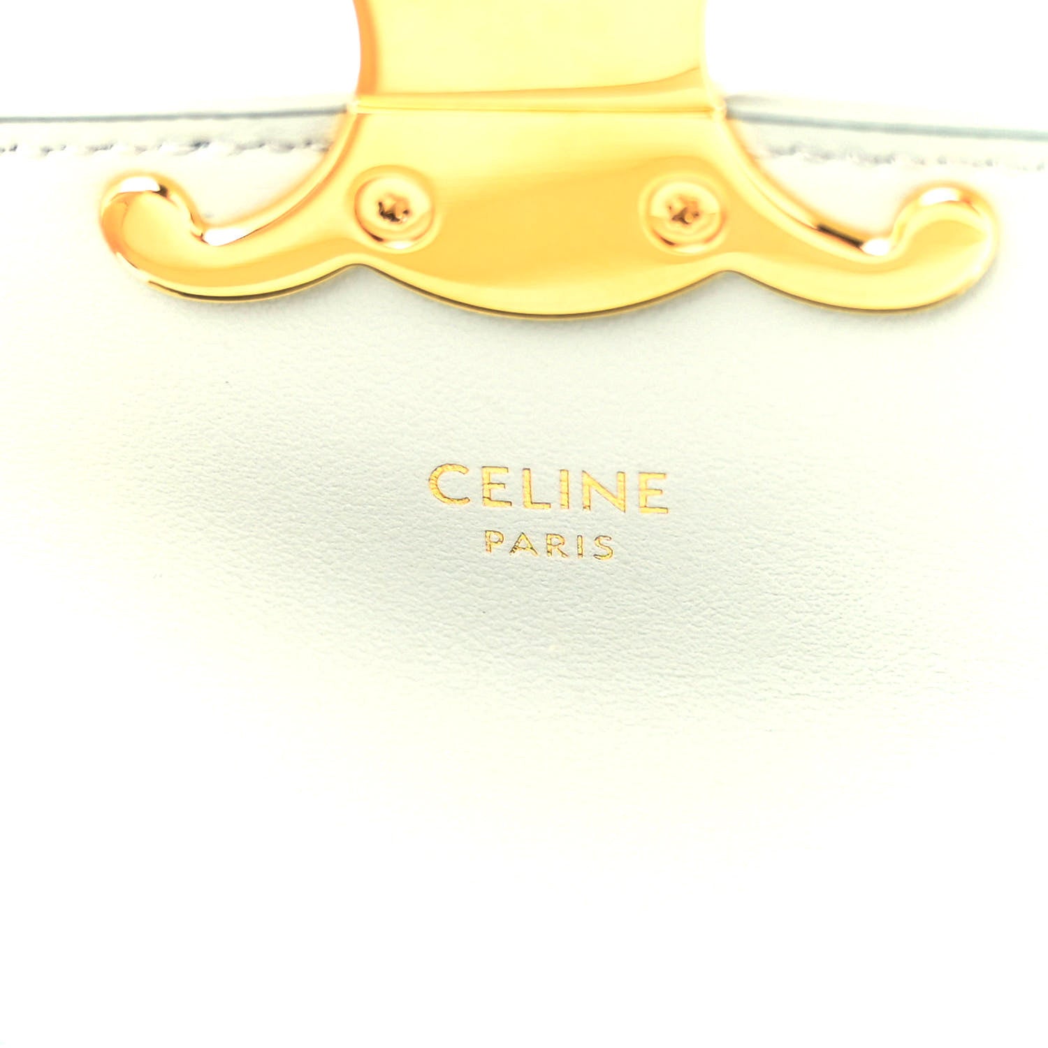 Celine Shiny Calfskin Mini Claude Soft Blue 7 of 10