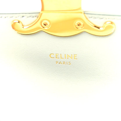 Celine Shiny Calfskin Mini Claude Soft Blue 7 of 10