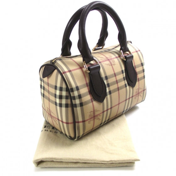 Burberry Haymarket Check Small Chester Bowling Bag 3 of 8
