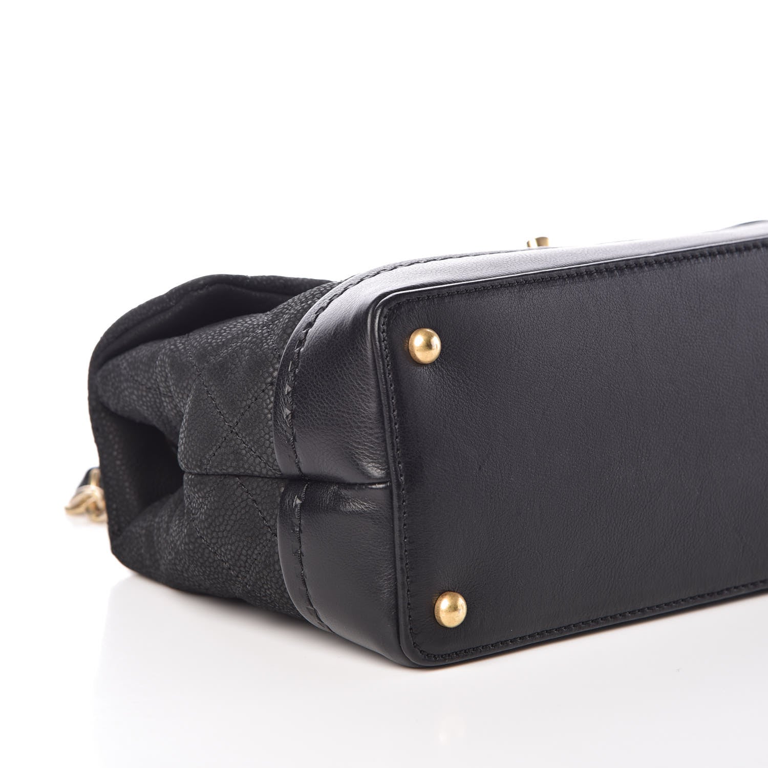 Chanel Iridescent Grained Calfskin Medium Globe Trotter Flap Black 5 of 9