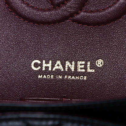 Chanel Lambskin Quilted Medium Double Flap Black 6 of 14