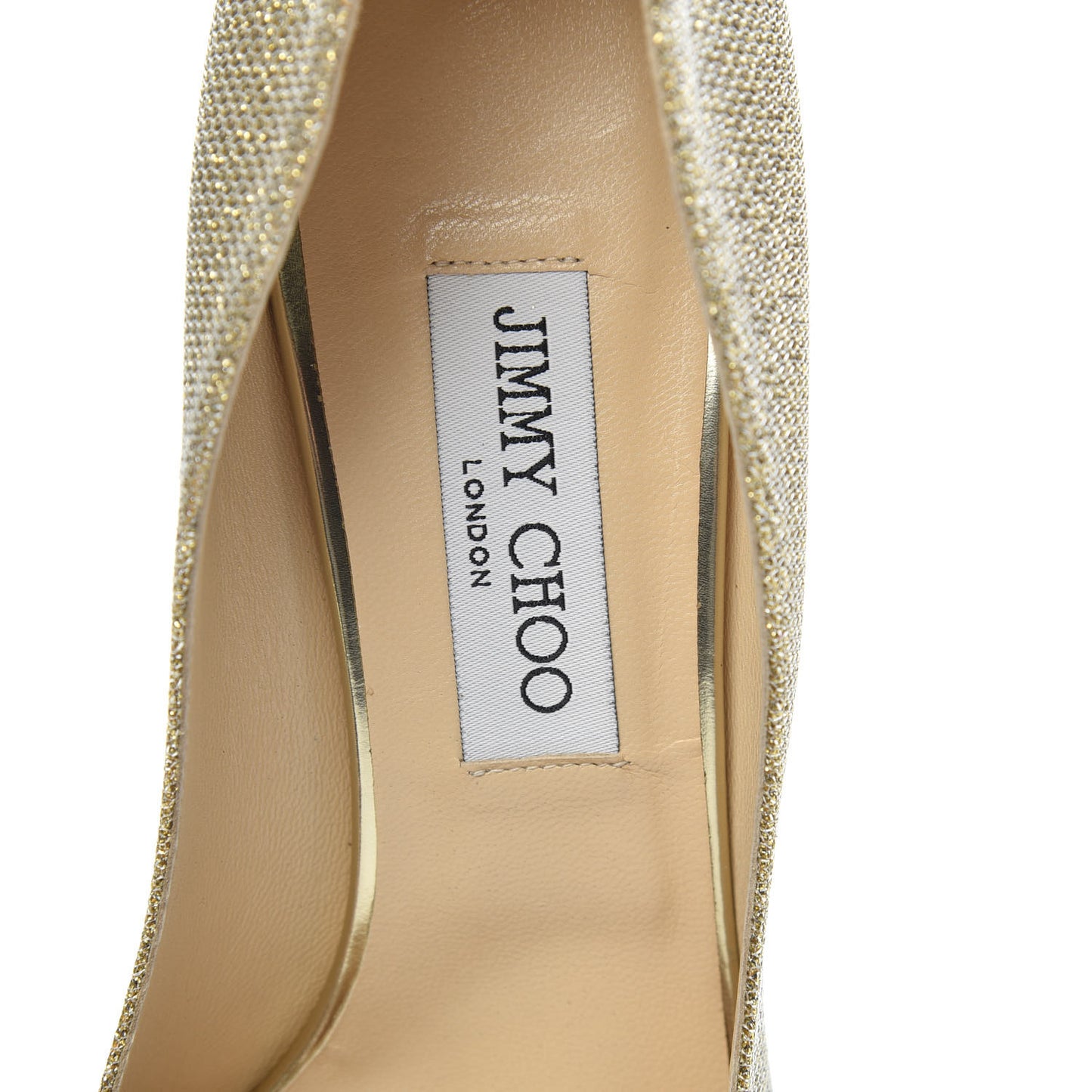 Lame Glitter Dahlia Pumps 40 Gold