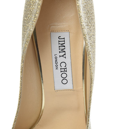 Jimmy Choo Lame Glitter Dahlia Pumps 40 Gold 7 of 9