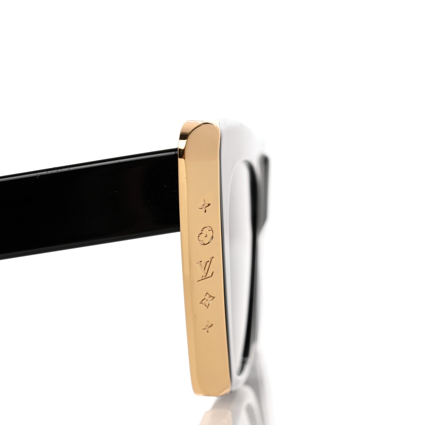 Acetate LV Moon Cat Eye Sunglasses Z1655W Black