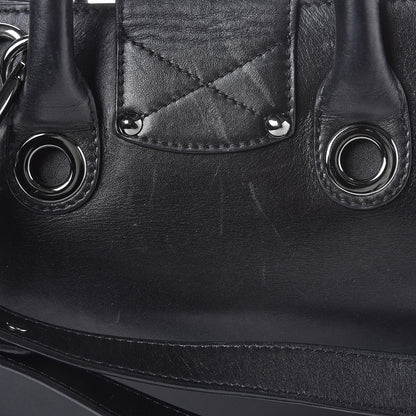 Jimmy Choo Calfskin Suede Small Riley Tote Black 14 of 16