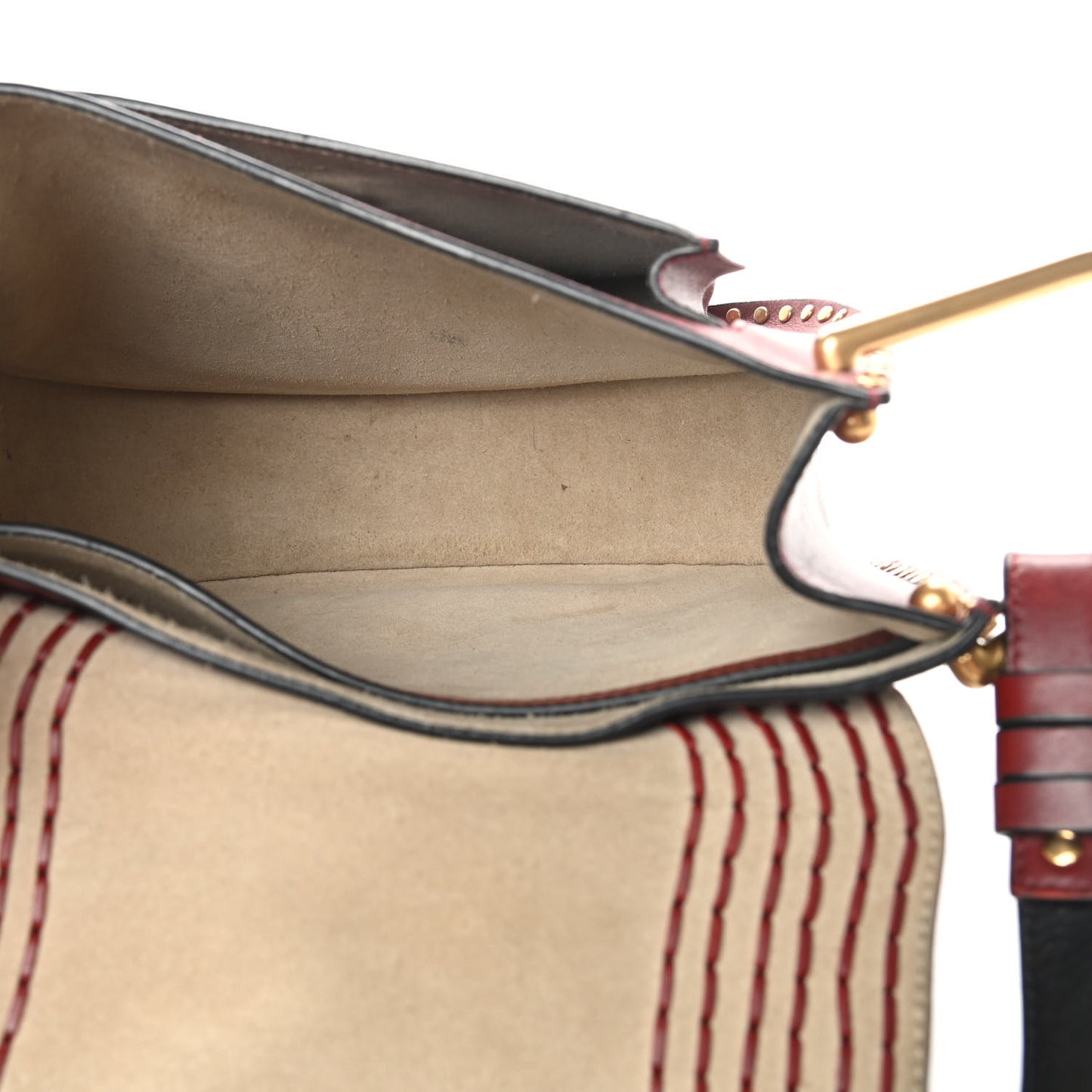 Calfskin Braided Small Hudson Shoulder Bag Sienna Red