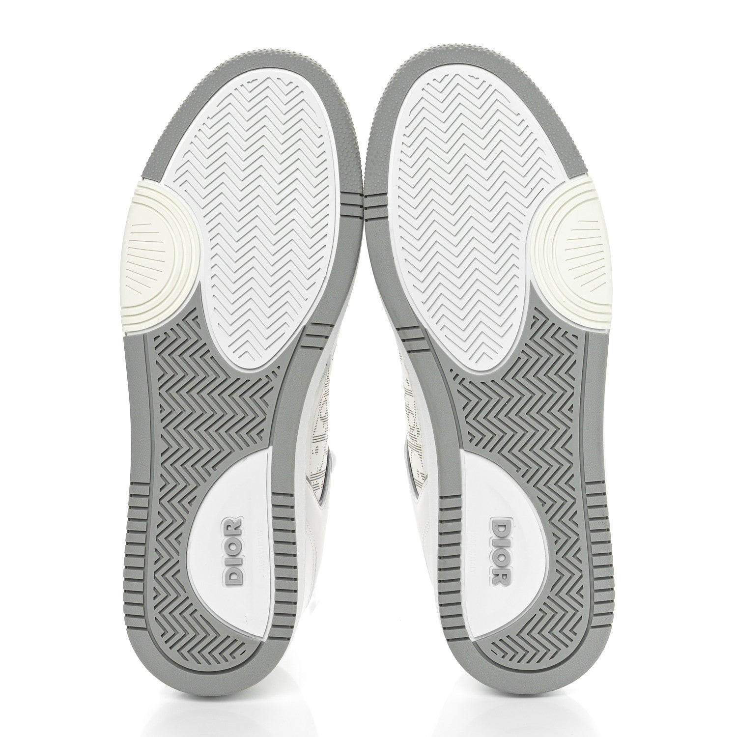 Christian Dior Smooth Calfskin Oblique Galaxy Perforated Mens B27 Low Top Sneakers 43 White Grey 5 of 8
