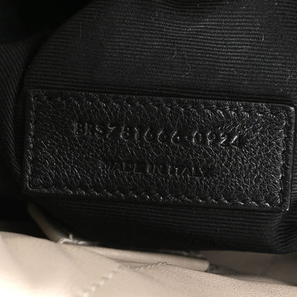 Saint Laurent Lambskin Matelasse Monogram Medium Jamie 4.3 Pochon Blanc Vintage 7 of 10