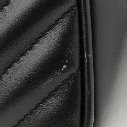 Saint Laurent Calfskin Matelasse Monogram Lou Camera Bag Black 12 of 14