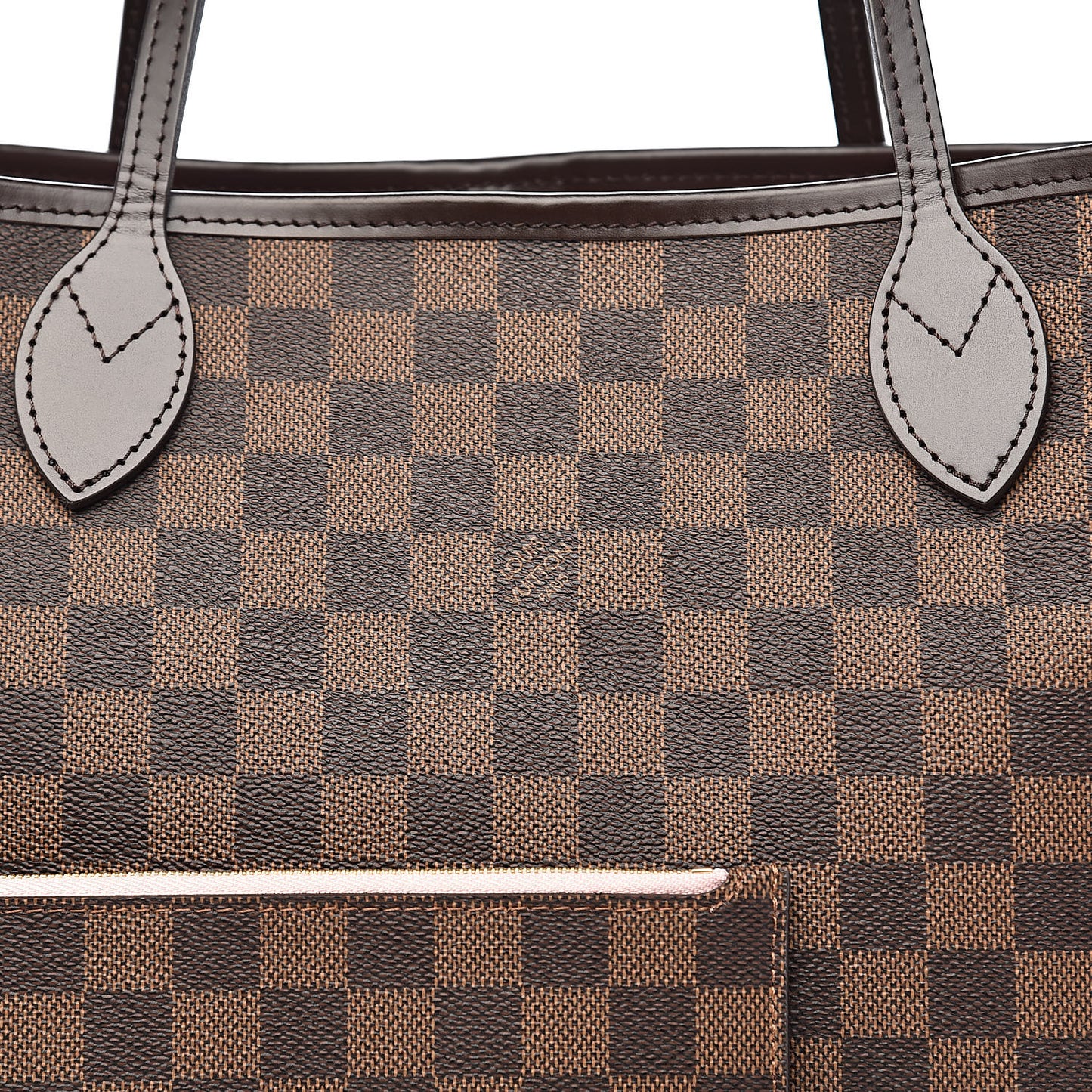 Damier Ebene Neo Neverfull MM Rose Ballerine