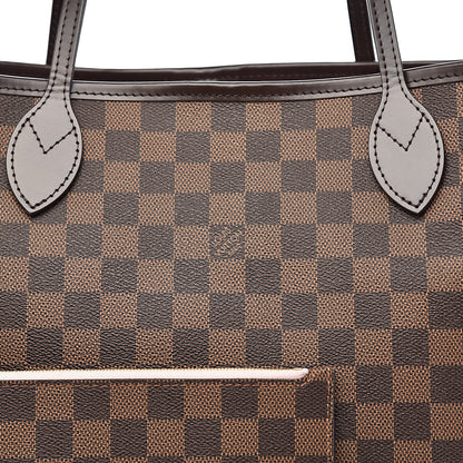 Louis Vuitton Damier Ebene Neo Neverfull MM Rose Ballerine 12 of 12