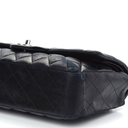 Chanel Lambskin Quilted Medium Double Flap Black 9 of 15