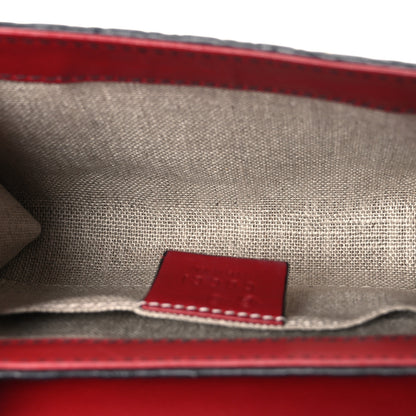 Gucci Soft Microguccissima Mini Emily Chain Shoulder Bag Rosso 5 of 10