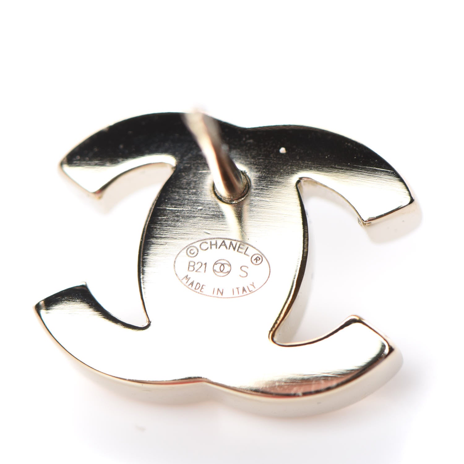 Chanel Metal CC Turnlock Earrings Gold 4 of 5