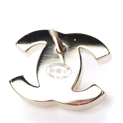 Chanel Metal CC Turnlock Earrings Gold 4 of 5