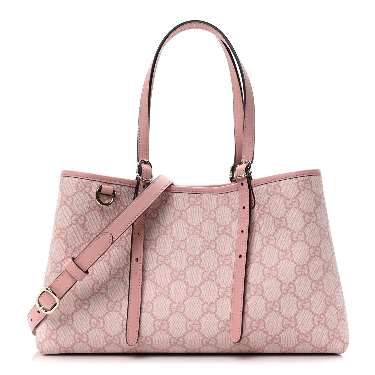GG Supreme Monogram Emblem Medium Tote Bag Light Pink