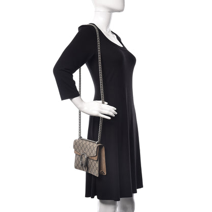Gucci GG Supreme Monogram Mini Dionysus Shoulder Bag Taupe 2 of 12