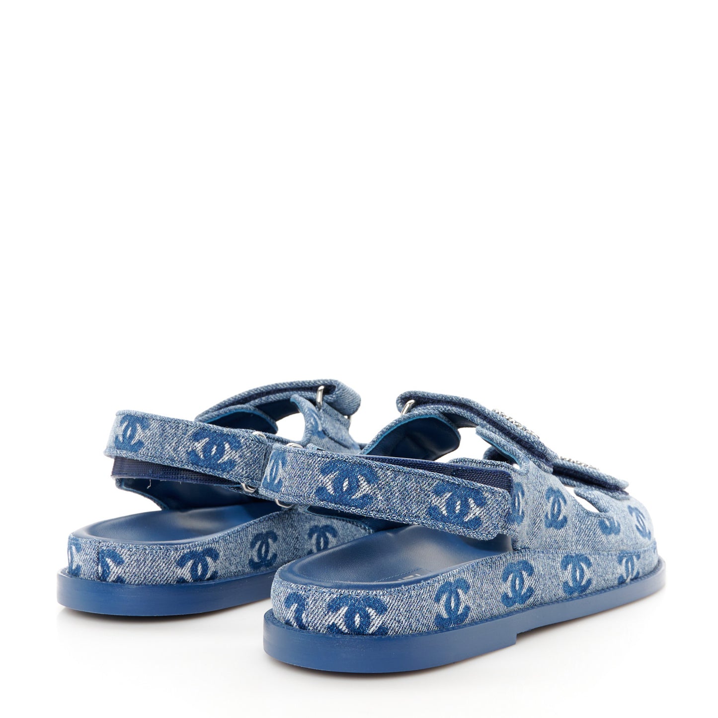 Denim CC Dad Sandals 39 Blue