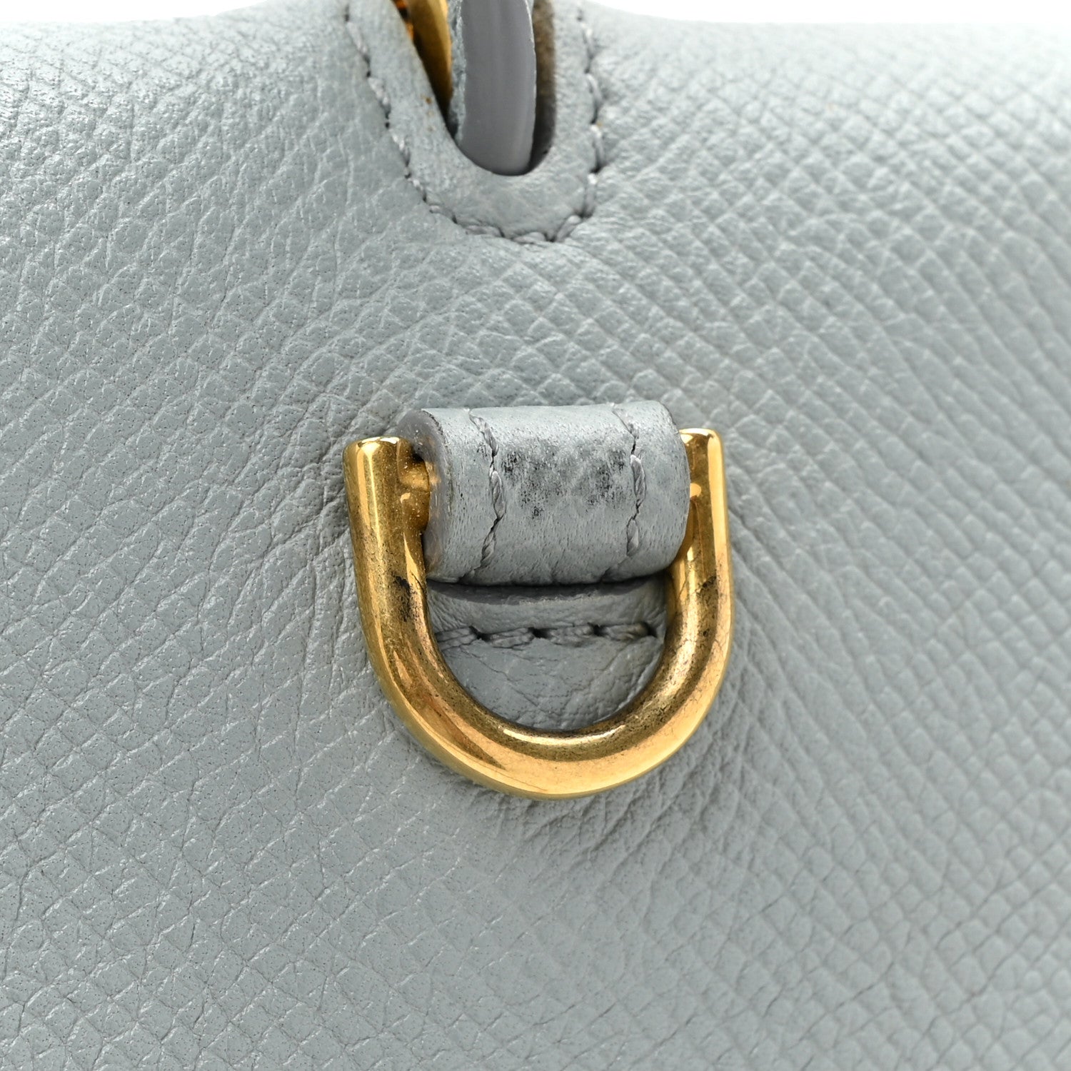 Celine Grained Calfskin Mini Belt Bag Cloud 13 of 17