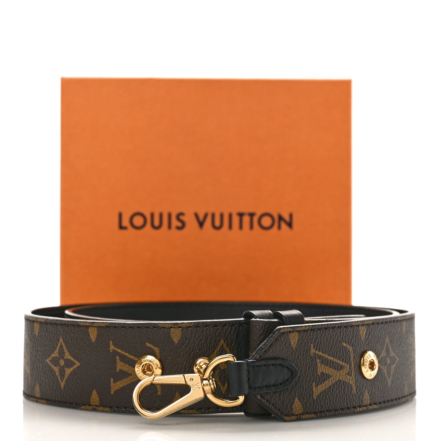 Louis Vuitton Monogram Adjustable Bandouliere Shoulder Strap Black 4 of 4