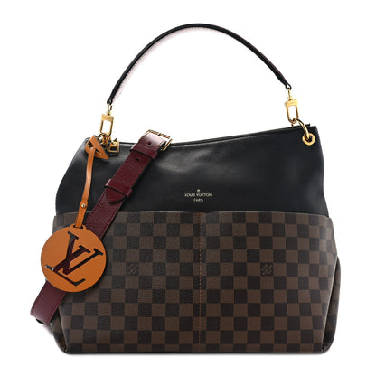 Louis Vuitton Damier Ebene Calfskin Maida Black 1 of 7