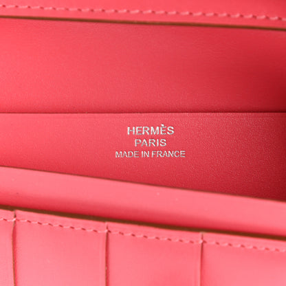 Hermes Swift Bearn Gusset Wallet Rose Lipstick 7 of 9