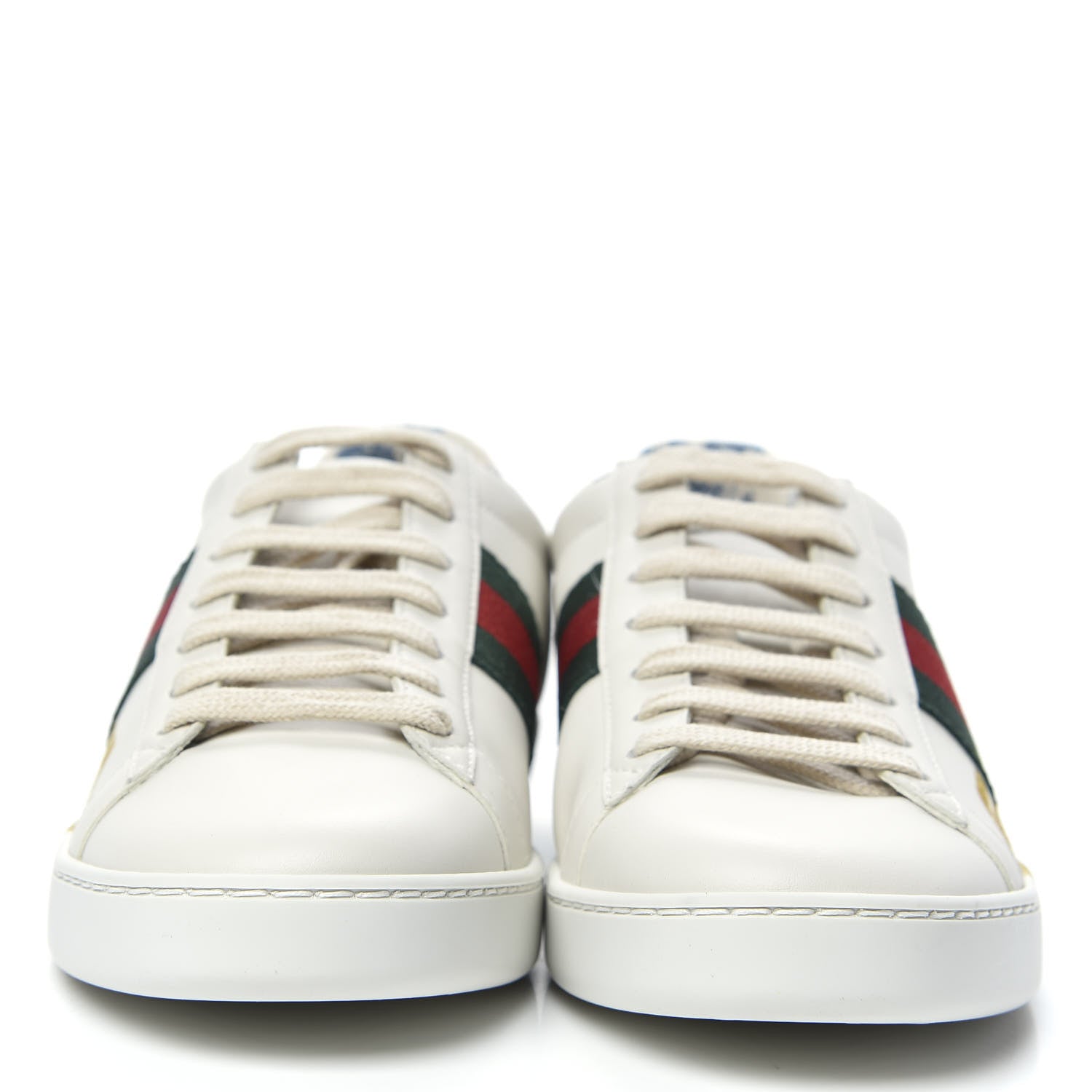 Gucci X SEGA Calfskin Ayers Web Guccy Womens Ace Sneakers 36 White 2 of 9