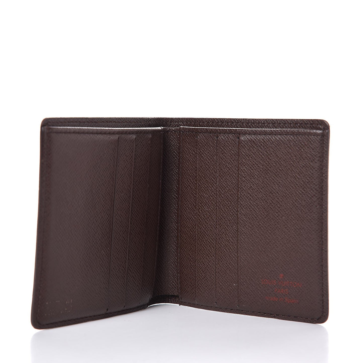 Damier Ebene Porte-Billets 6 Card Bi-Fold Wallet