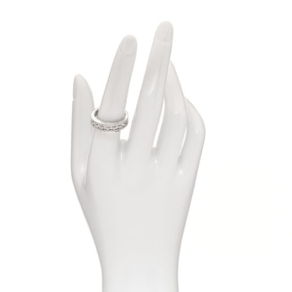 Damiani 18K White Gold Diamond Belle Epoque Band Ring 55 7.25 2 of 5