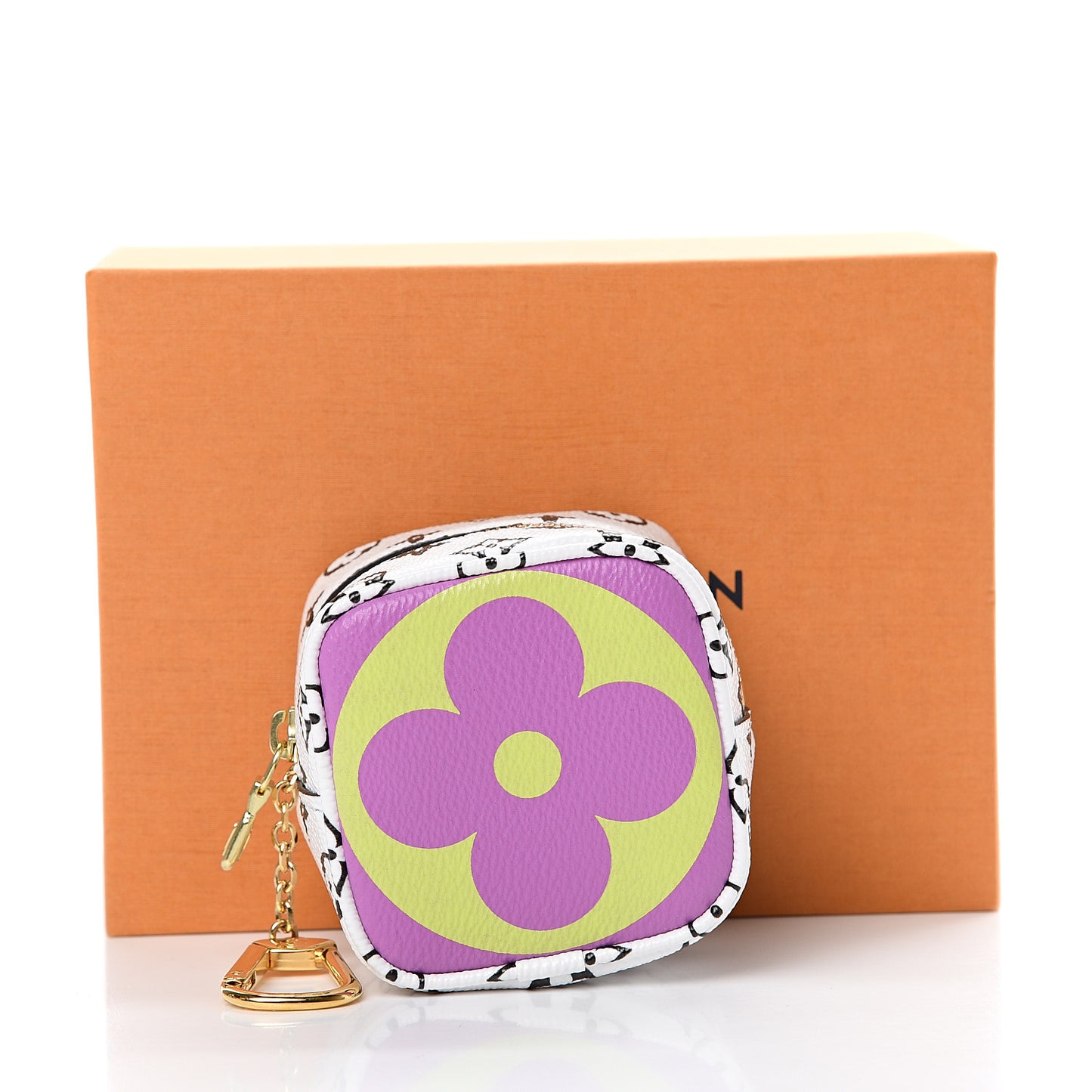 Monogram Giant Cube Coin Purse Pink