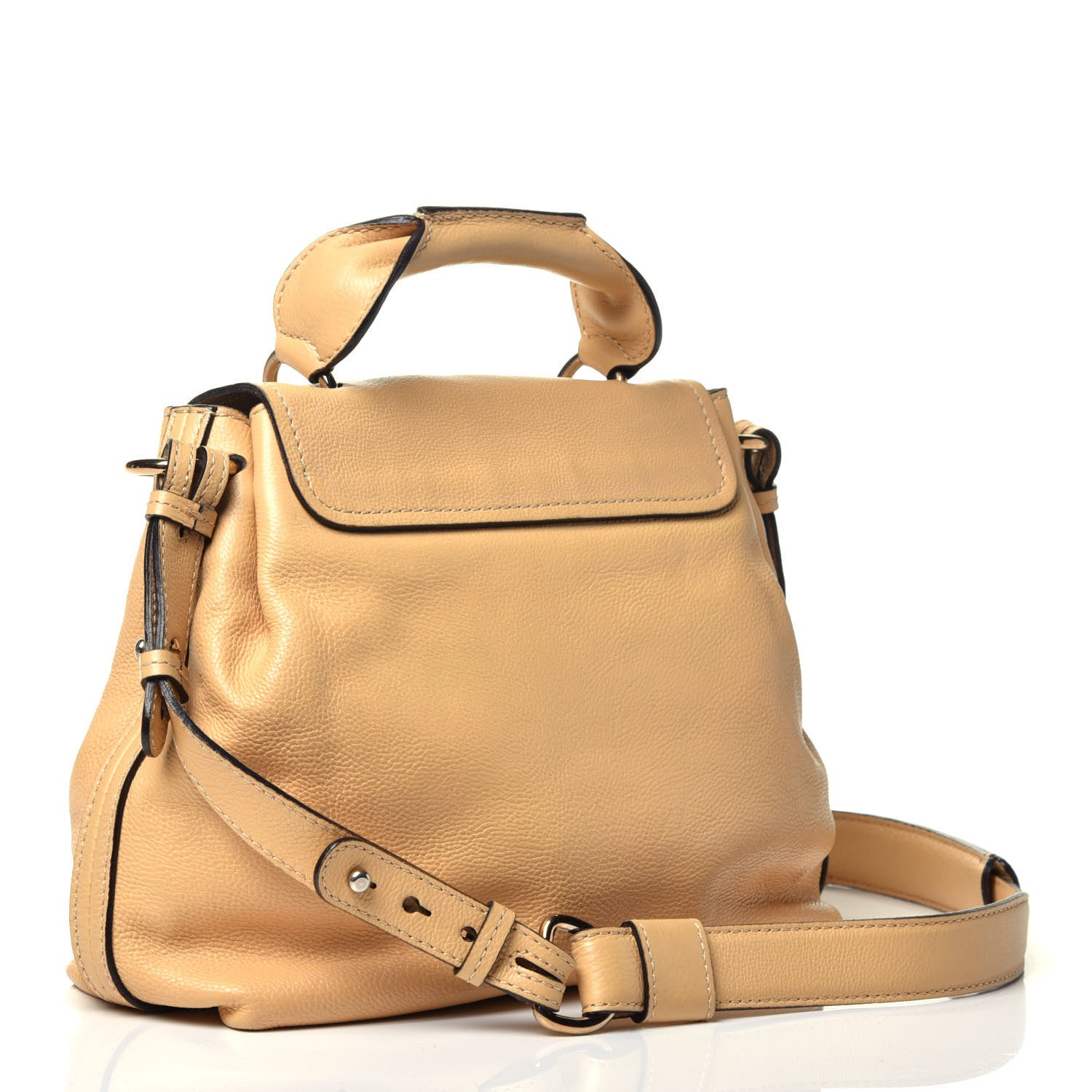 Chloe Calfskin Medium Elsie Satchel Mustard 4 of 11