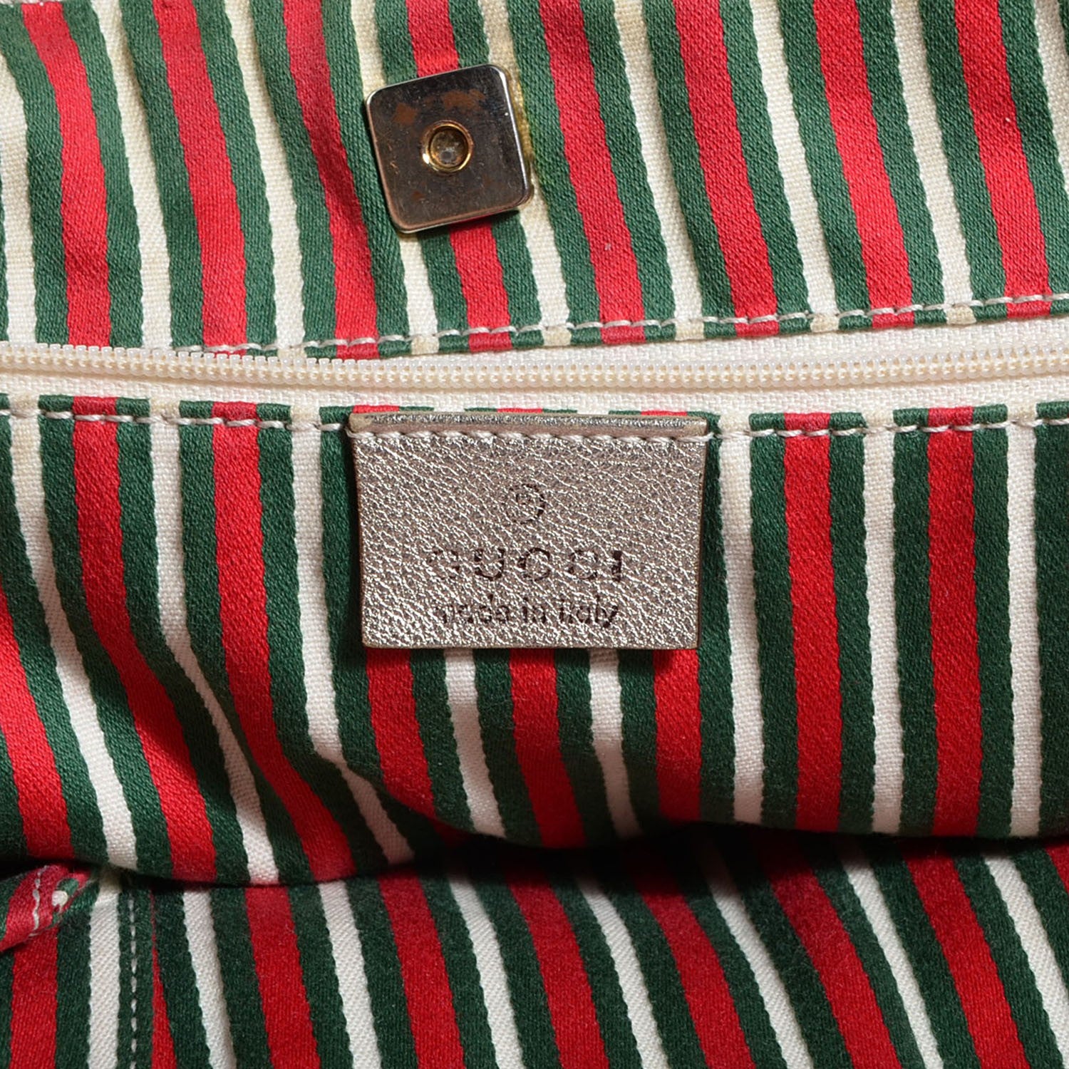 Gucci Monogram Abbey Tote Silver 7 of 8