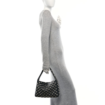 Khaite Pebbled Sport Calfskin Studded Elena Black 2 of 9
