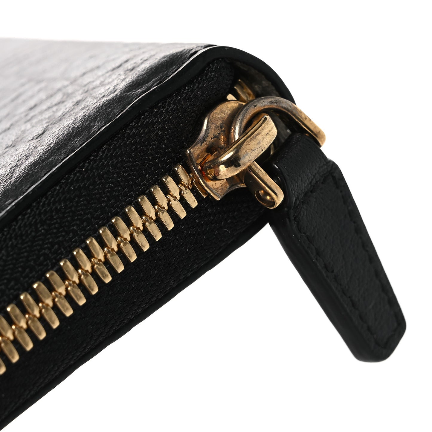 Visetos Large Zip Around Wallet Black