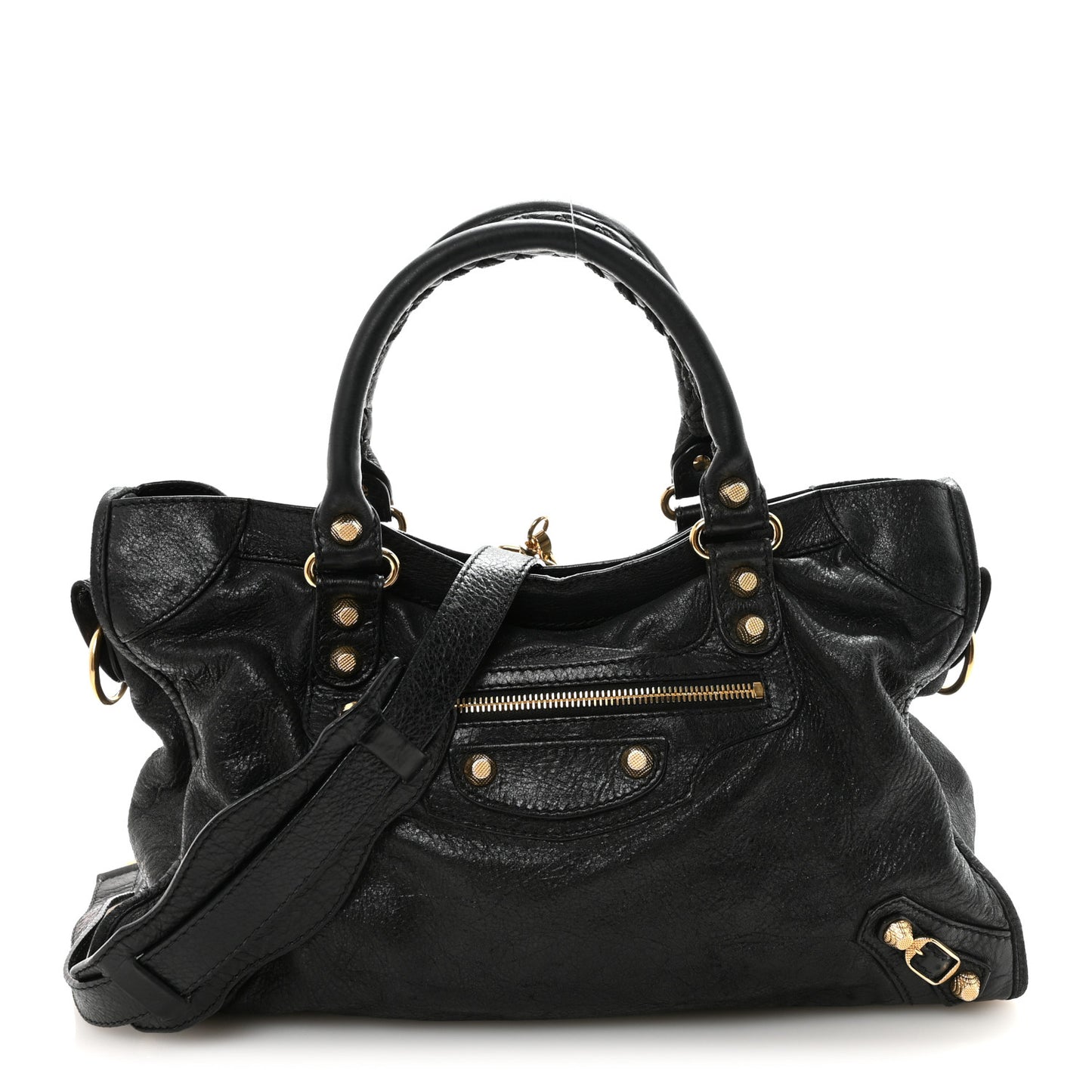 Agneau Giant 12 Gold Hardware City Black