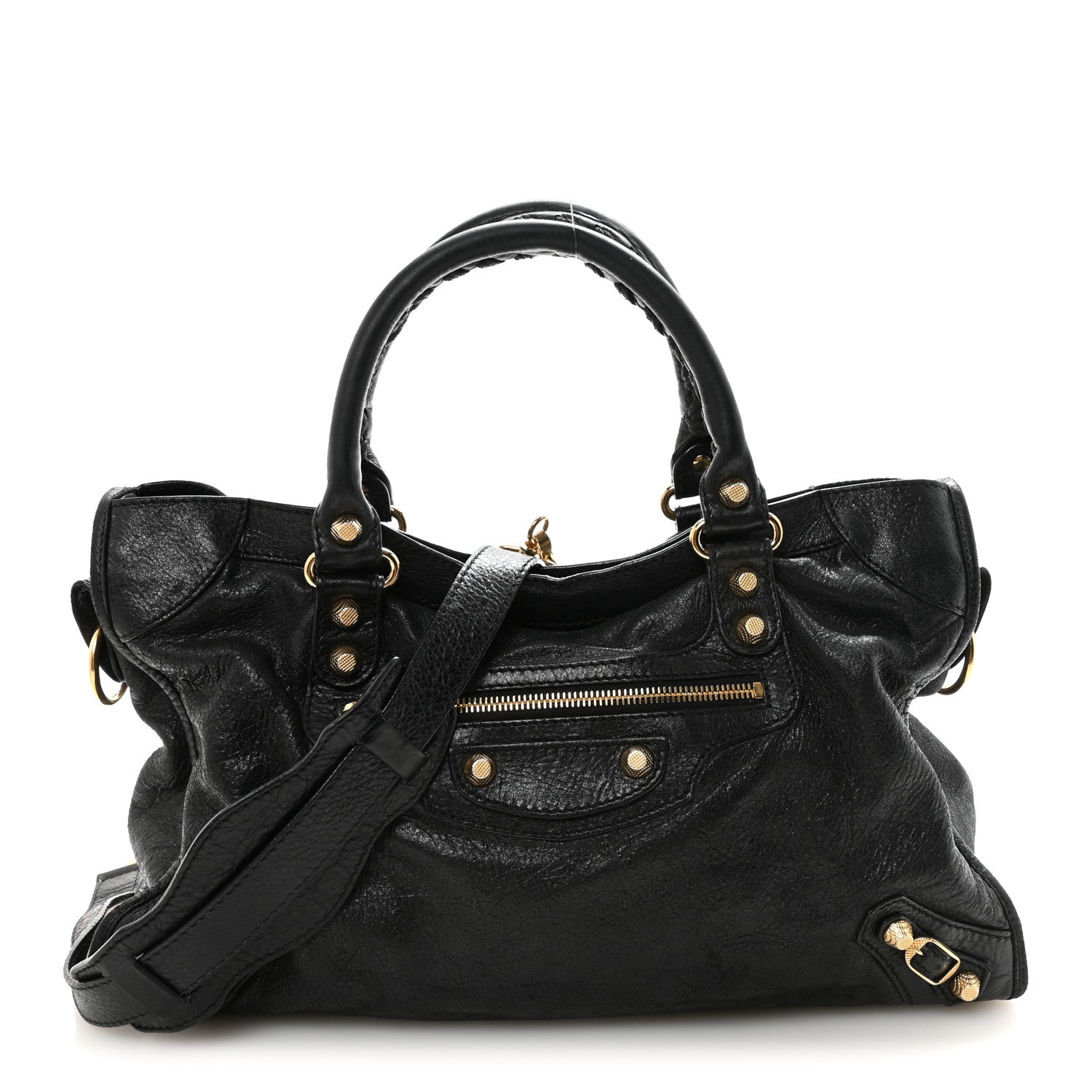 Balenciaga Agneau Giant 12 Gold Hardware City Black 1 of 12