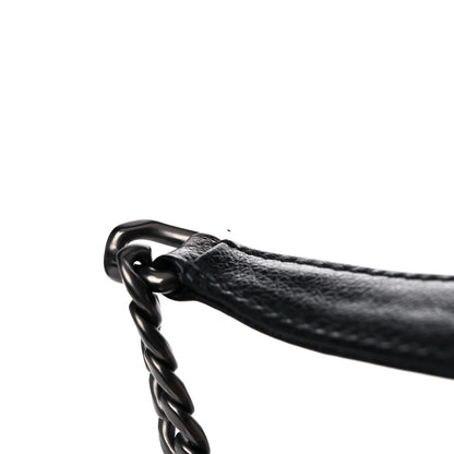Prada Glace Calfskin Studded Crossbody Black 17 of 18