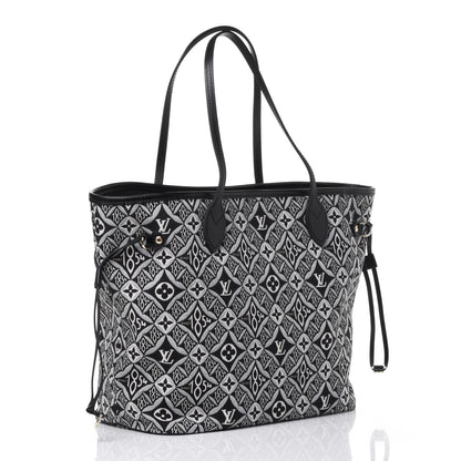 Louis Vuitton Jacquard Since 1854 Neverfull MM Grey 2 of 4