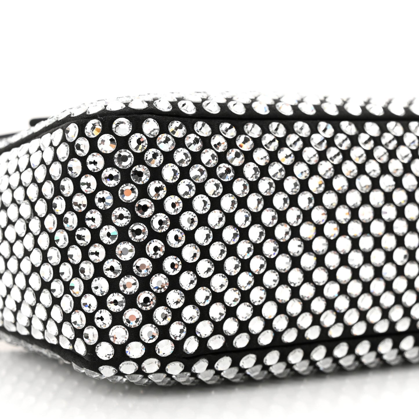 Satin Crystal Mini Re-Edition 2000 Bag Cristal