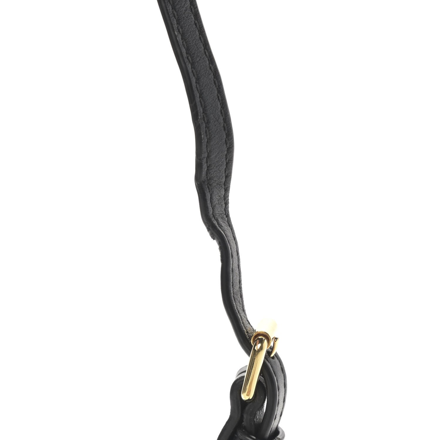 Burberry Haymarket Check Henley Wallet On Chain Black 12 of 13