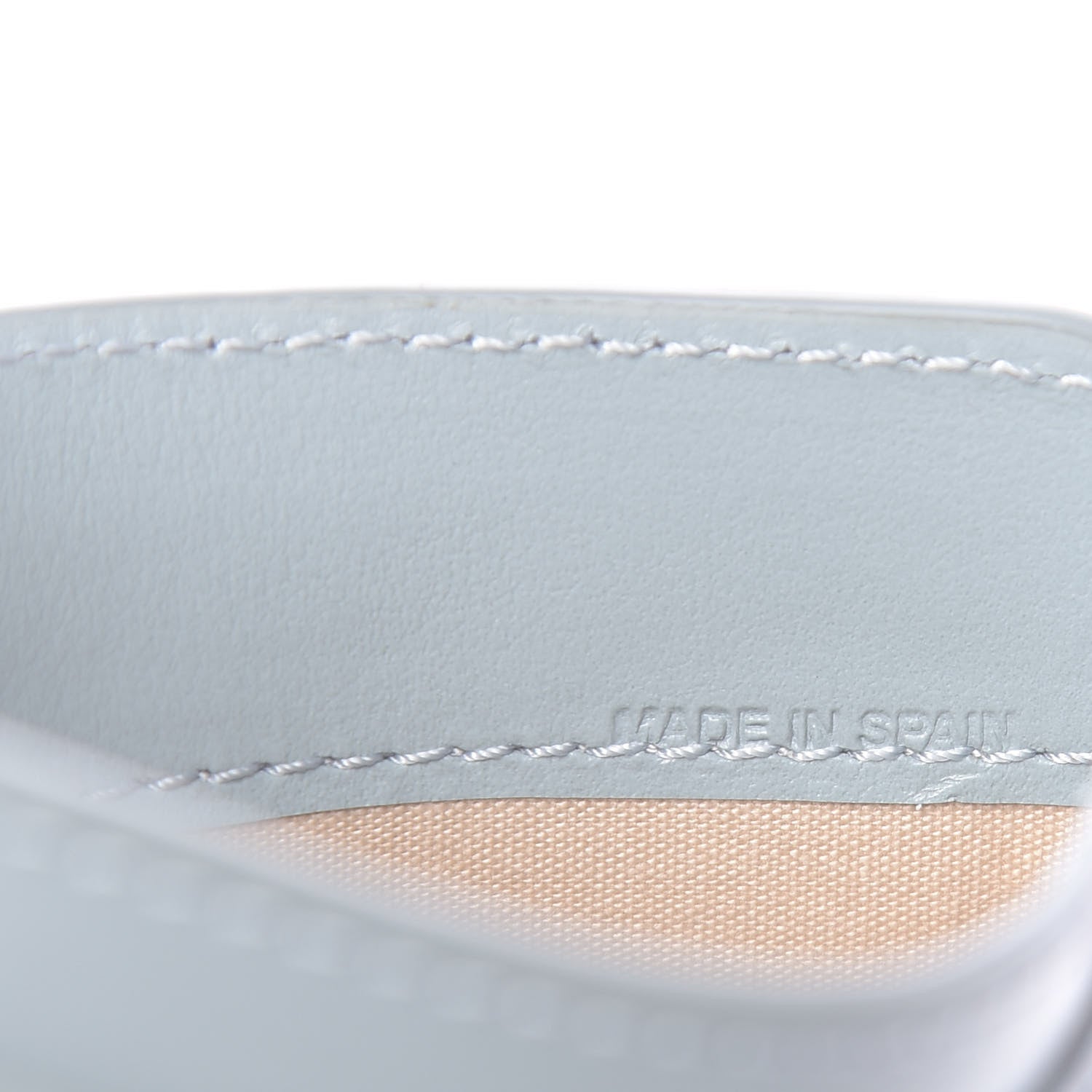 Chloe Calfskin C Card Holder Faded Blue 7 of 8