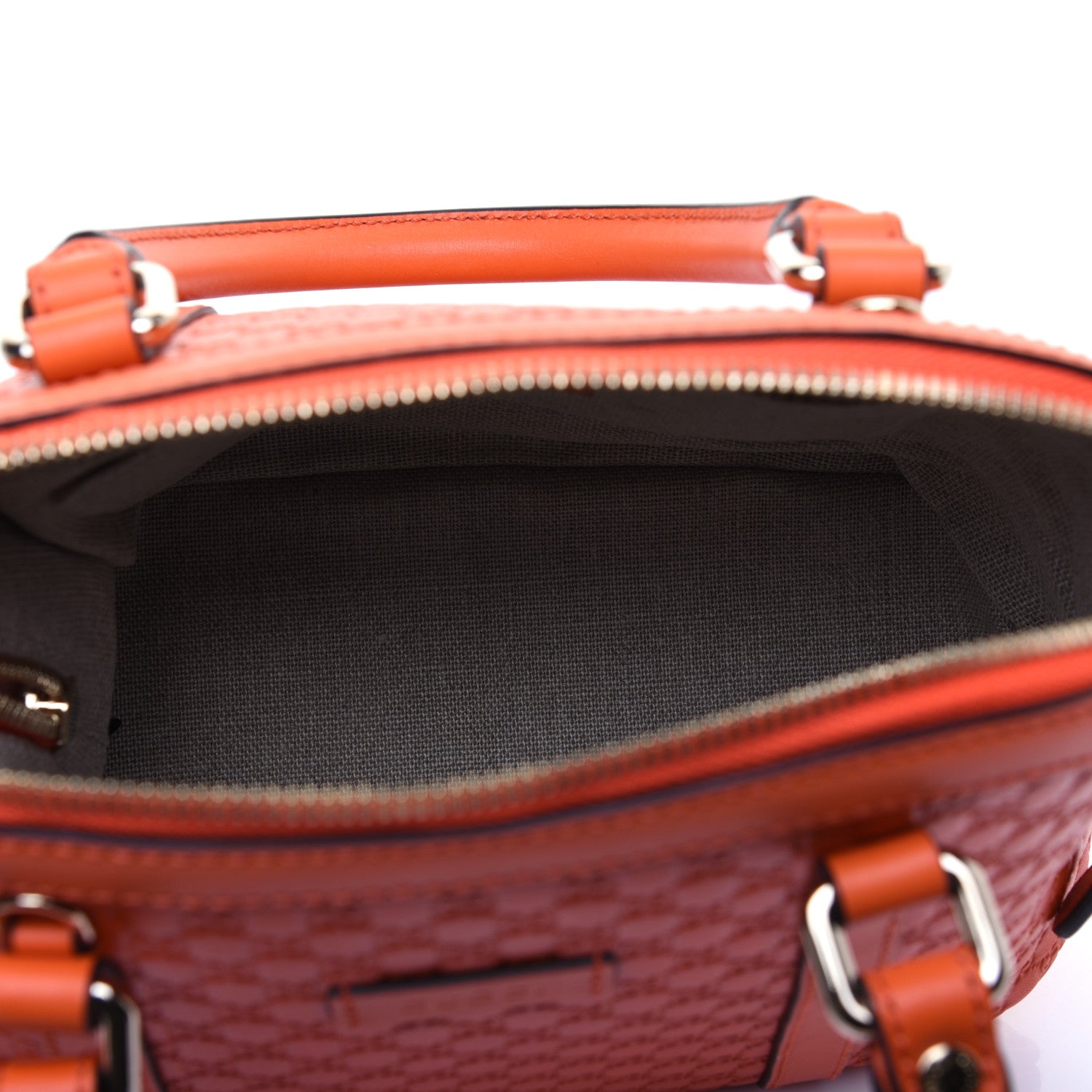 Gucci Microguccissima Mini Dome Bag Sun Orange 5 of 18
