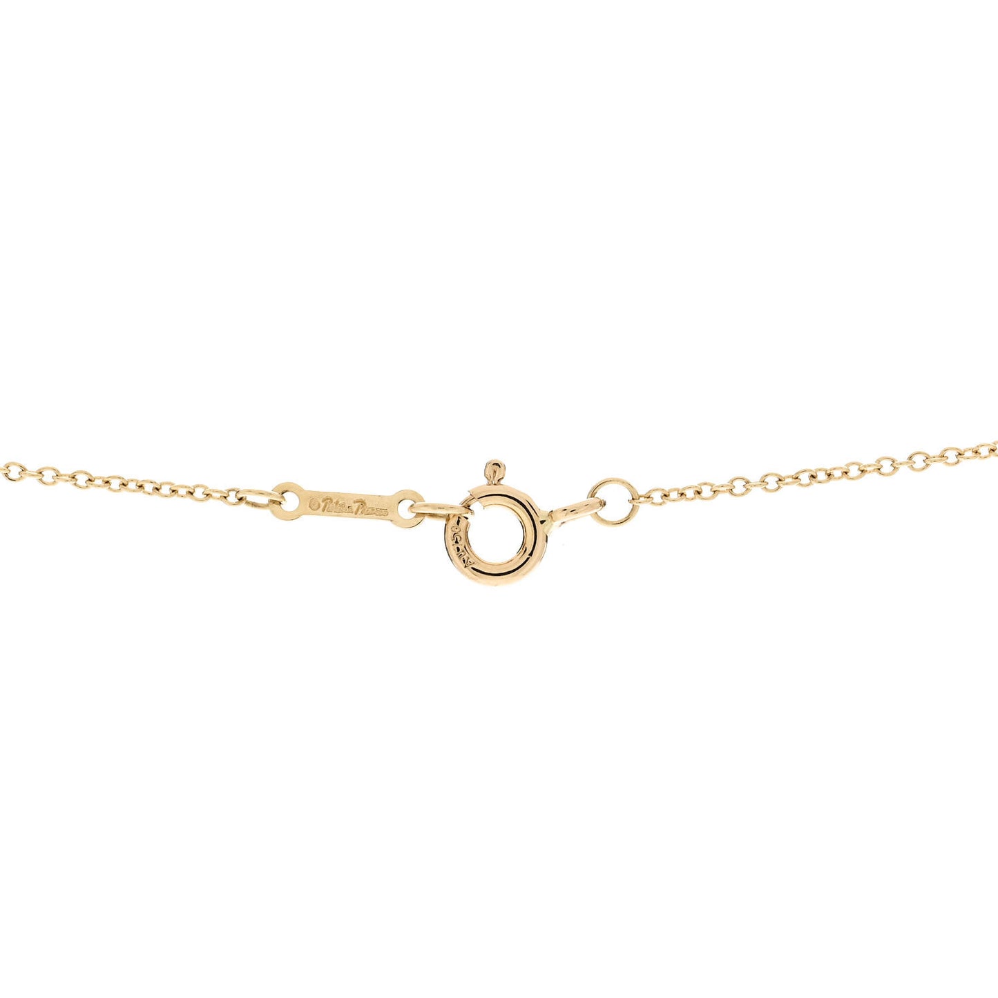 18K Yellow Gold Paloma Picasso Olive Leaf Vine Pendant Necklace