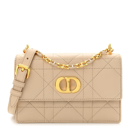 Christian Dior Lambskin Cannage Mini Miss Caro Bag Beige 1 of 15