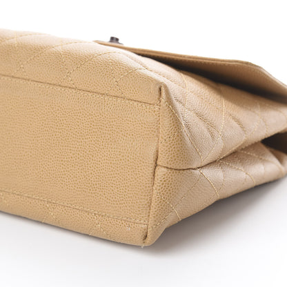 Chanel Caviar Quilted Jumbo Kelly Flap Beige 7 of 10