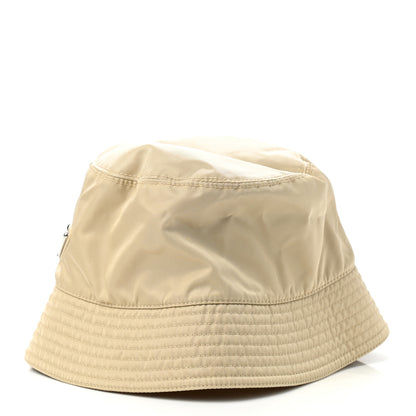 Prada Re-Nylon Metal Triangle Logo Womens Bucket Hat M Deserto 4 of 8