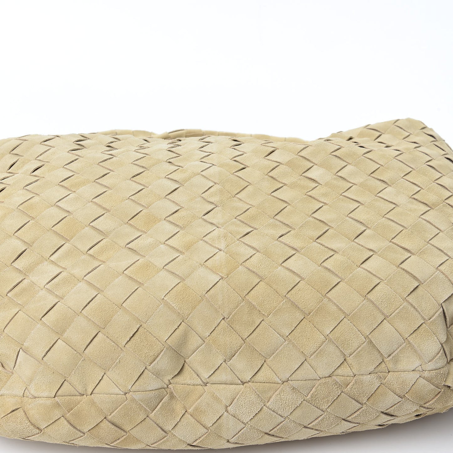 Suede Intrecciato Medium Jodie Sand