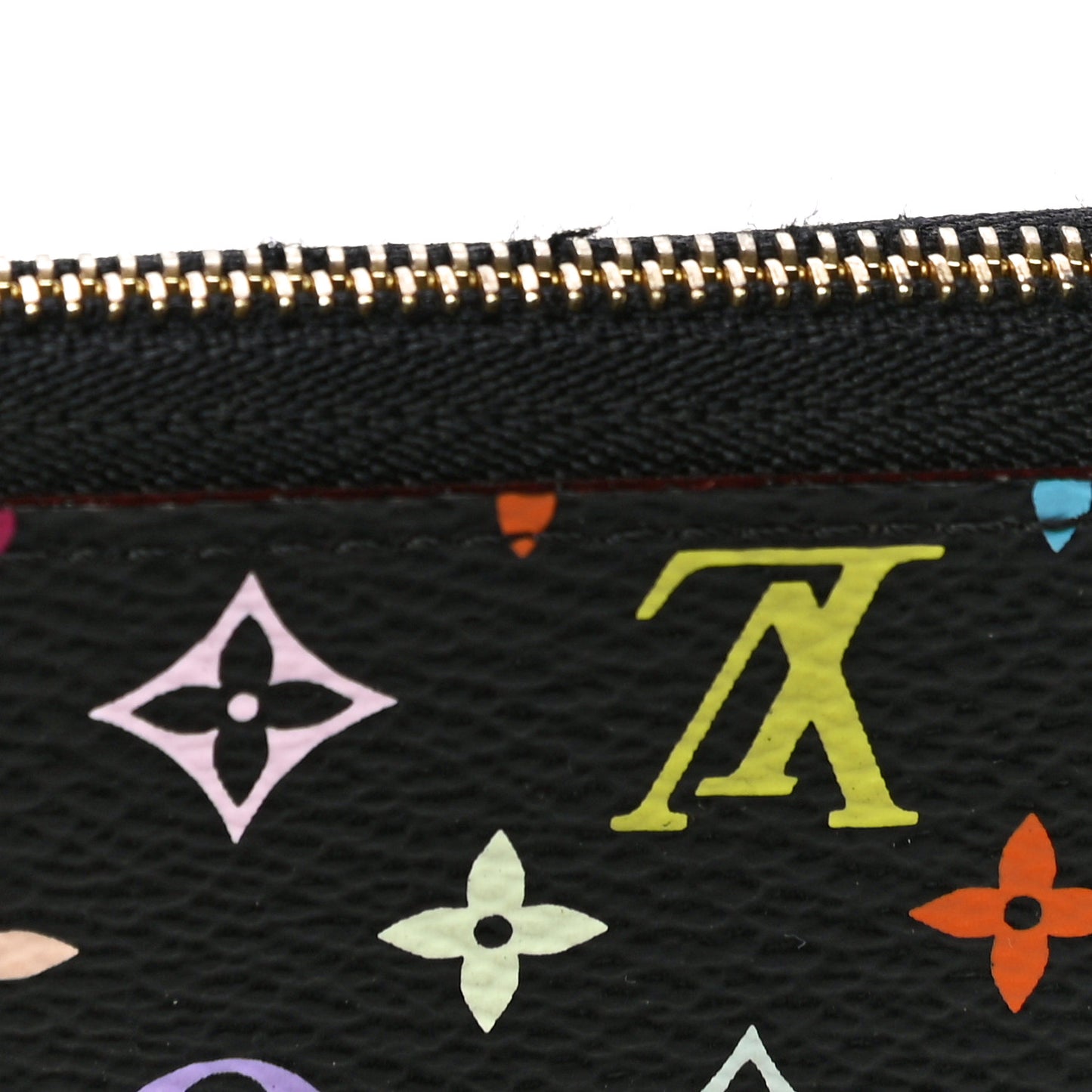 Monogram Multicolor Zippy Coin Purse Black Grenade