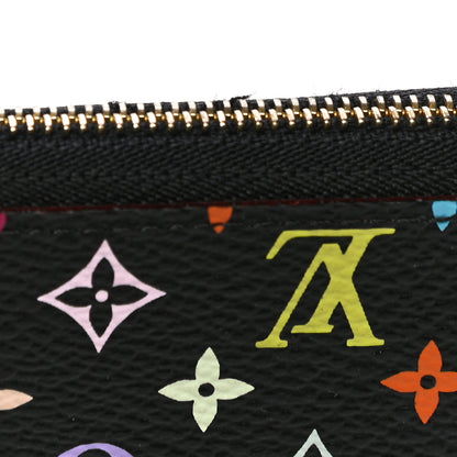 Louis Vuitton Monogram Multicolor Zippy Coin Purse Black Grenade 6 of 7