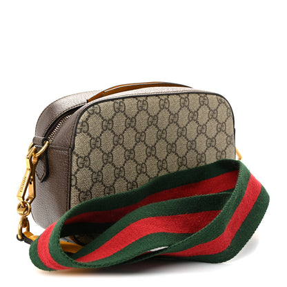 Gucci GG Supreme Monogram Web Neo Vintage Shoulder Bag Beige New Acero Crop 3 of 10